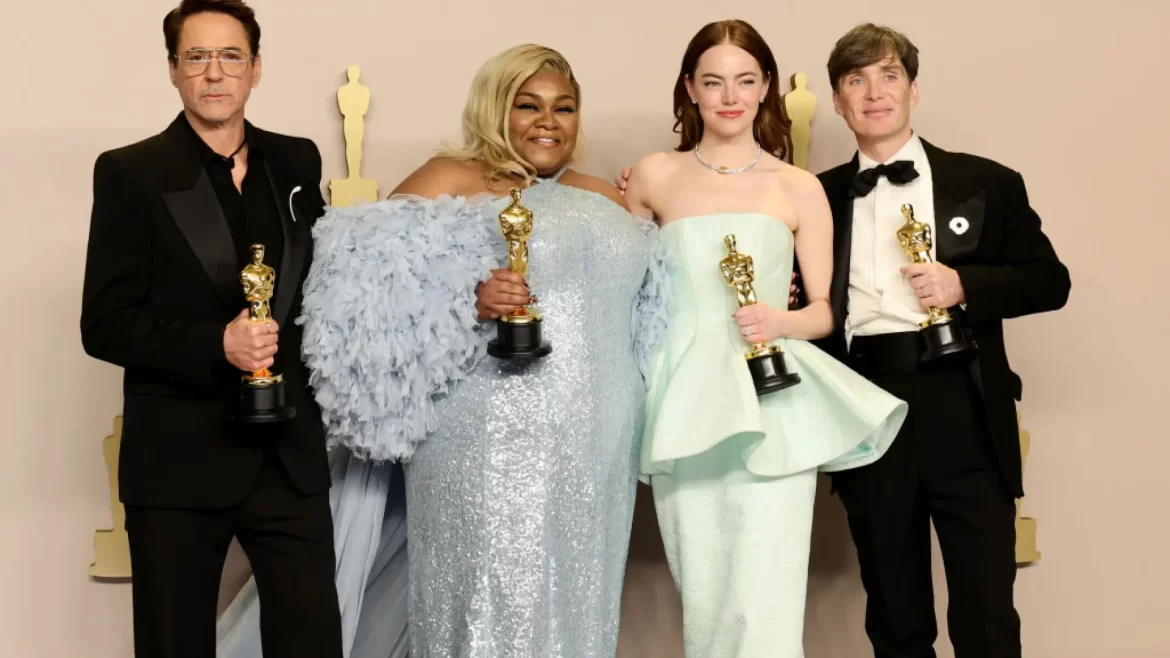 Ganadores de los premios Oscar. "Oppenheimer" ganador a Mejor Película