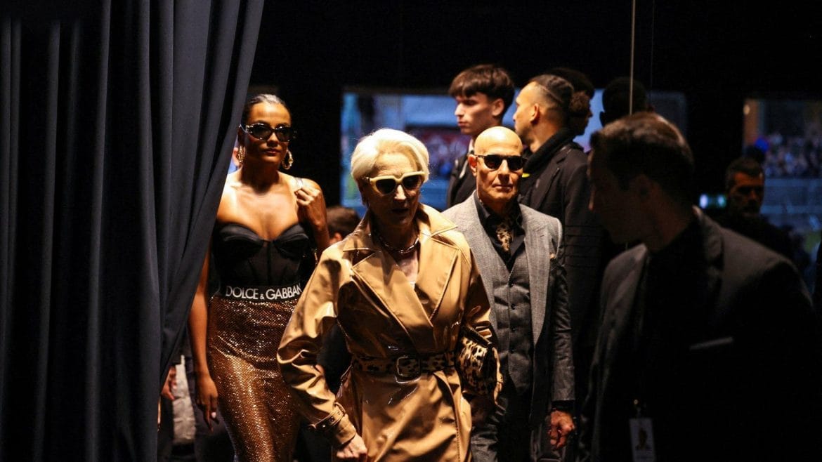 Meryl Streep revive a Miranda Priestly en la Semana de la Moda de Milán